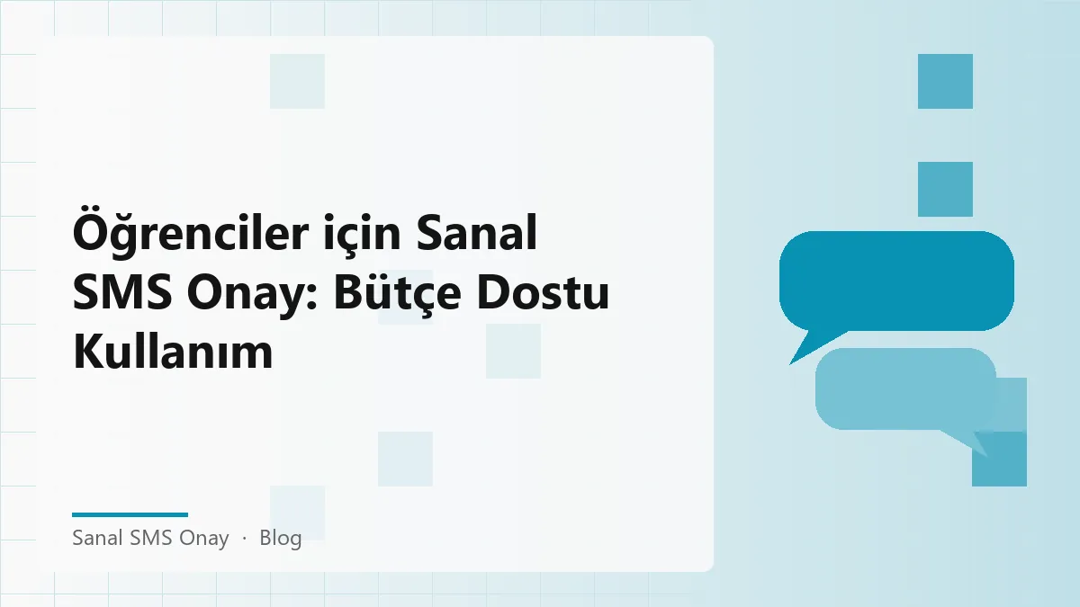Sanal SMS onay hizmeti ile uygun fiyatlı iletişim çözümleri
