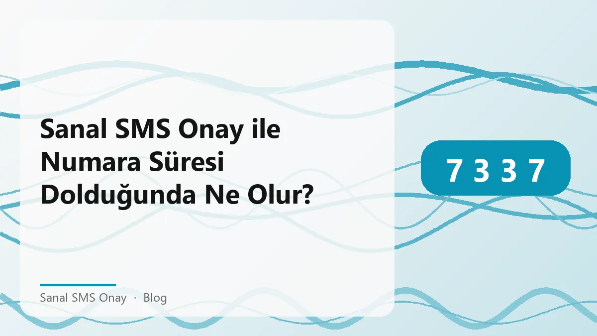Sanal SMS onay hizmeti ile ilgili bilgi görseli